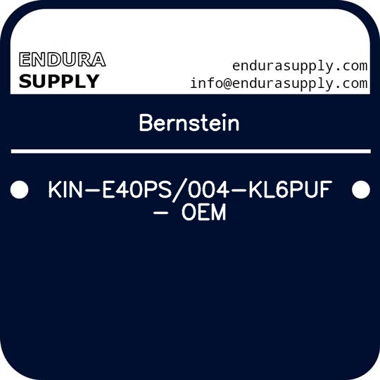 bernstein-kin-e40ps004-kl6puf-oem