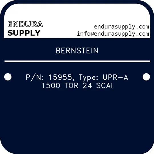 bernstein-pn-15955-type-upr-a-1500-tor-24-scai