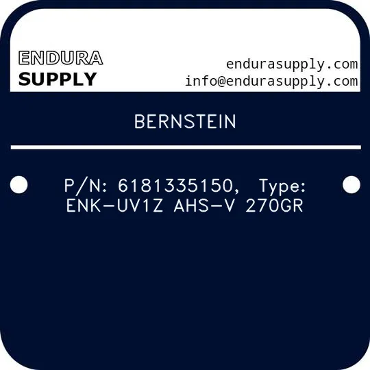 bernstein-pn-6181335150-type-enk-uv1z-ahs-v-270gr