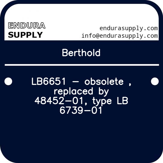 berthold-lb6651-obsolete-replaced-by-48452-01-type-lb-6739-01