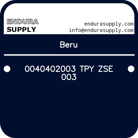 beru-0040402003-tpy-zse-003