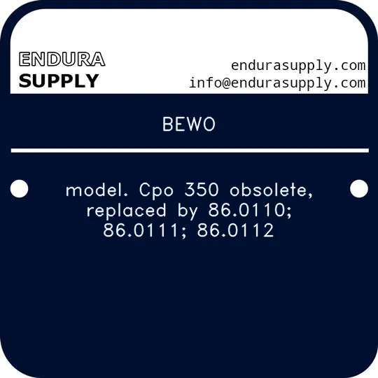 bewo-model-cpo-350-obsolete-replaced-by-860110-860111-860112