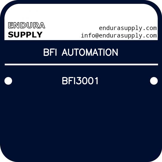 bfi-automation-bfi3001