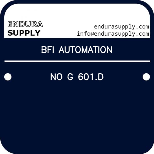 bfi-automation-no-g-601d