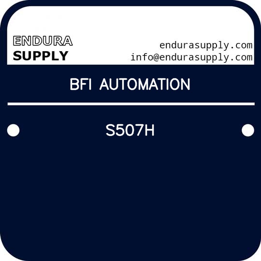 bfi-automation-s507h