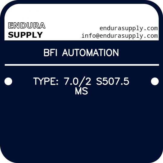 bfi-automation-type-702-s5075-ms