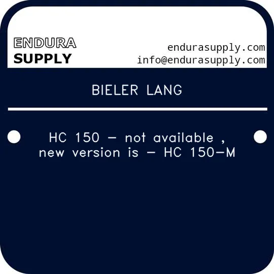 bieler-lang-hc-150-not-available-new-version-is-hc-150-m