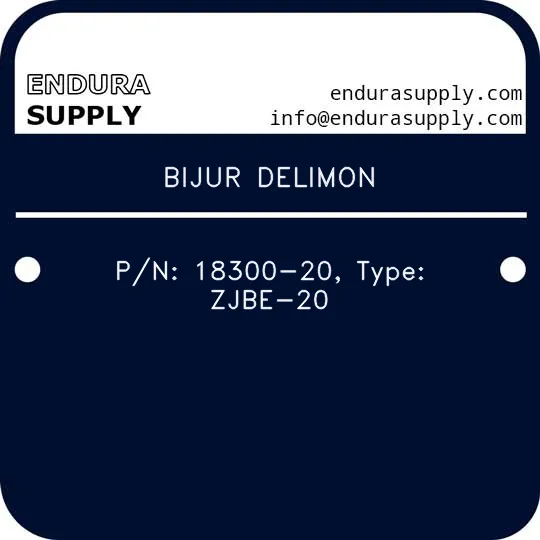 bijur-delimon-pn-18300-20-type-zjbe-20