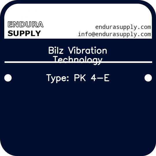 bilz-vibration-technology-type-pk-4-e
