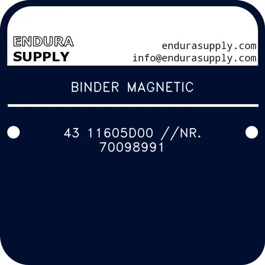 binder-magnetic-43-11605d00-nr-70098991