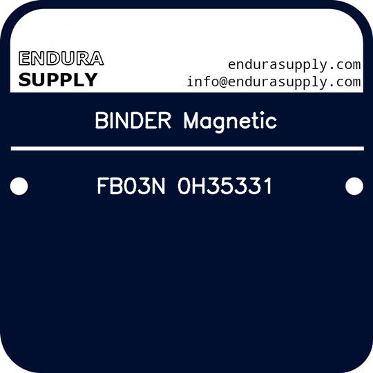 binder-magnetic-fb03n-0h35331