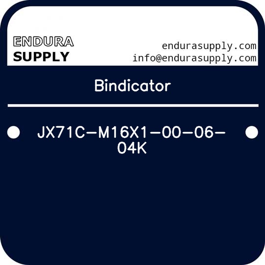 bindicator-jx71c-m16x1-00-06-04k