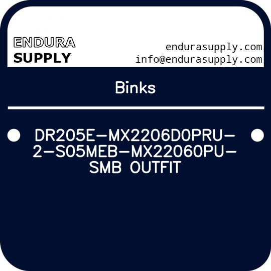 binks-dr205e-mx2206d0pru-2-s05meb-mx22060pu-smb-outfit