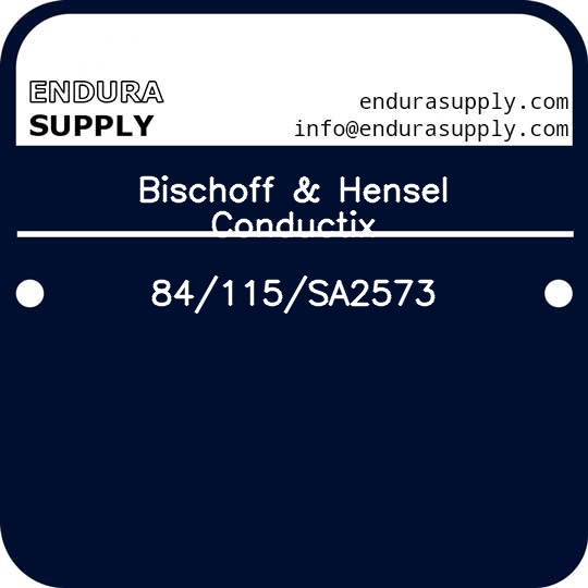 bischoff-hensel-conductix-84115sa2573