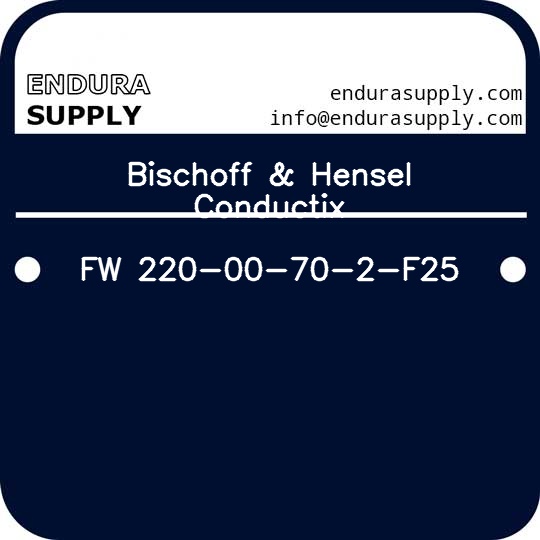bischoff-hensel-conductix-fw-220-00-70-2-f25