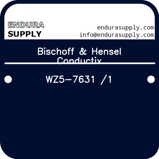 bischoff-hensel-conductix-wz5-7631-1