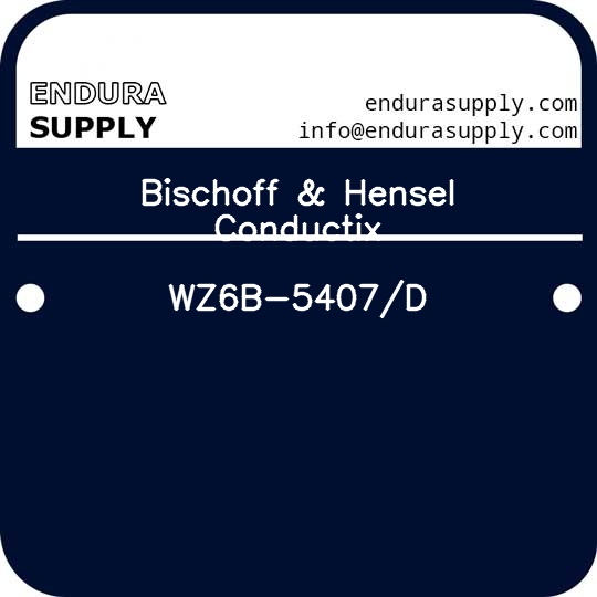 bischoff-hensel-conductix-wz6b-5407d