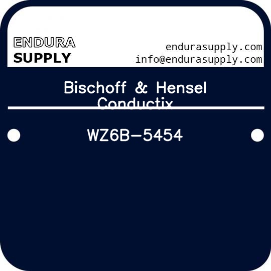 bischoff-hensel-conductix-wz6b-5454