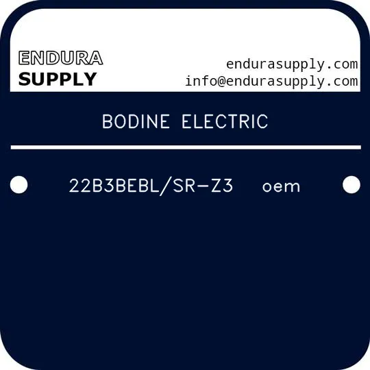 bodine-electric-22b3beblsr-z3-oem