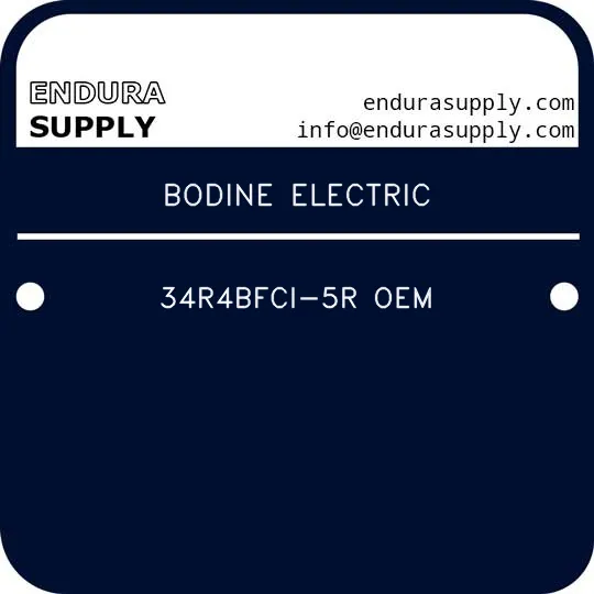 bodine-electric-34r4bfci-5r-oem