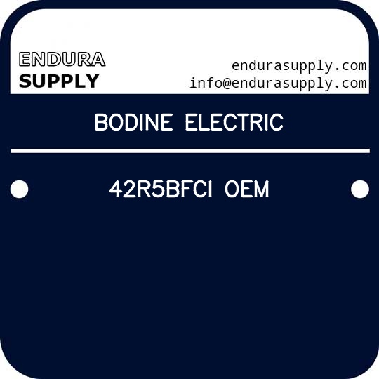 bodine-electric-42r5bfci-oem