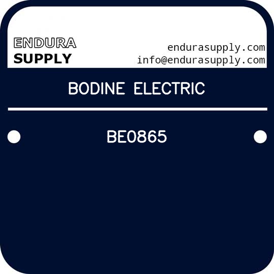 bodine-electric-be0865