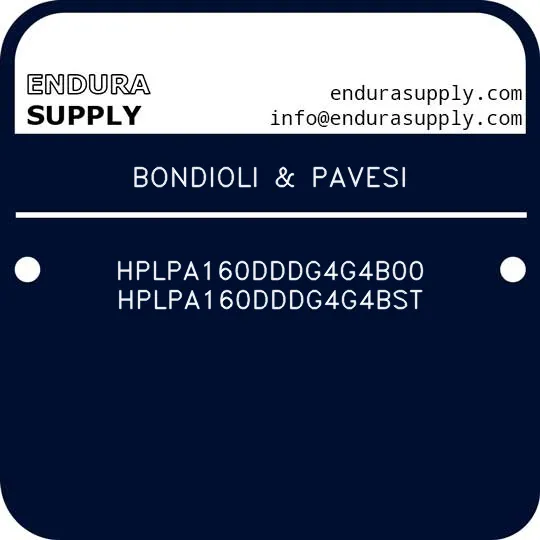 bondioli-pavesi-hplpa160dddg4g4b00-hplpa160dddg4g4bst