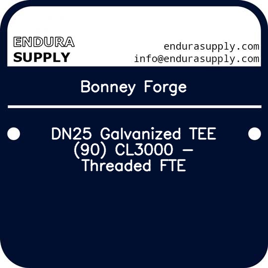 bonney-forge-dn25-galvanized-tee-90-cl3000-threaded-fte