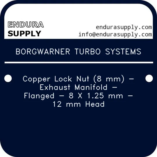 borgwarner-turbo-systems-copper-lock-nut-8-mm-exhaust-manifold-flanged-8-x-125-mm-12-mm-head