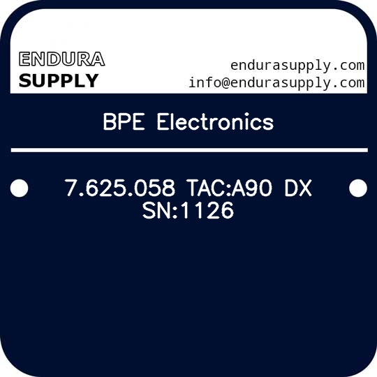 bpe-electronics-7625058-taca90-dx-sn1126