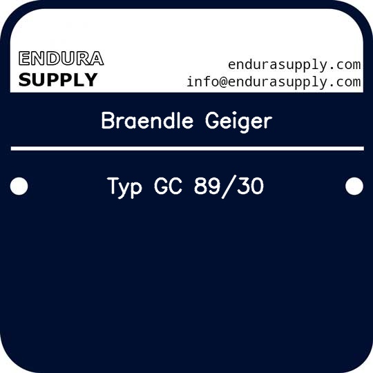 braendle-geiger-typ-gc-8930