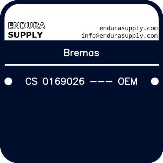 bremas-cs-0169026-oem