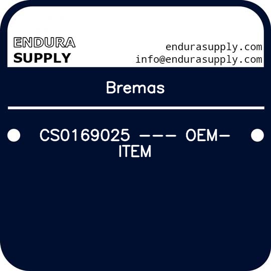 bremas-cs0169025-oem-item
