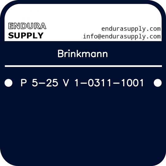 brinkmann-p-5-25-v-1-0311-1001