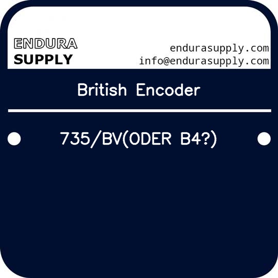 british-encoder-735bvoder-b4