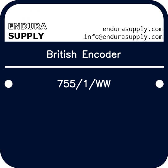 british-encoder-7551ww