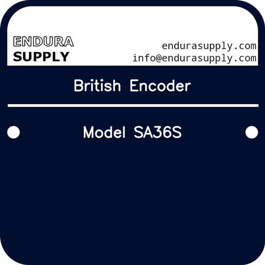 british-encoder-model-sa36s