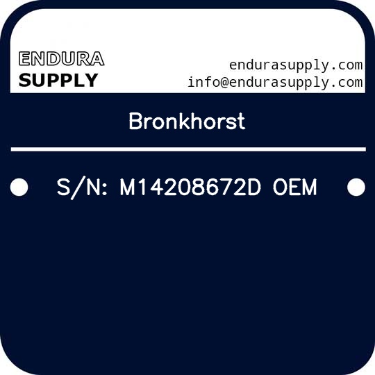 bronkhorst-sn-m14208672d-oem