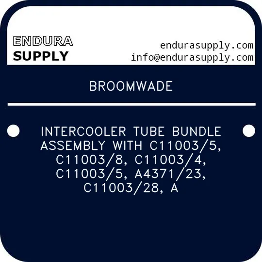 broomwade-intercooler-tube-bundle-assembly-with-c110035-c110038-c110034-c110035-a437123-c1100328-a