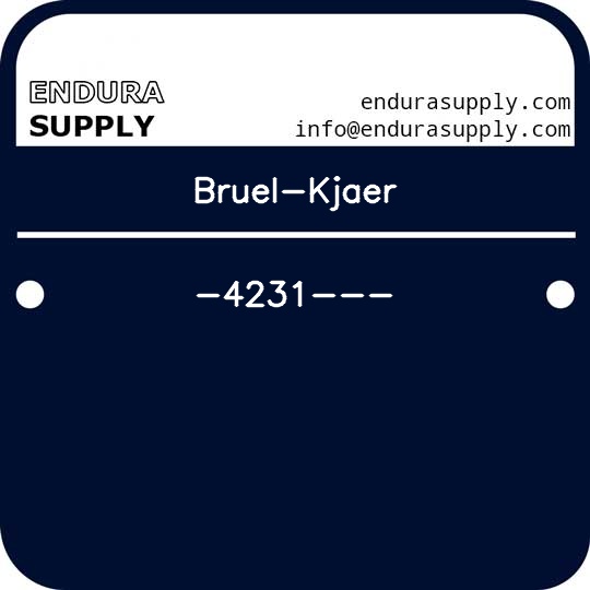 bruel-kjaer-4231