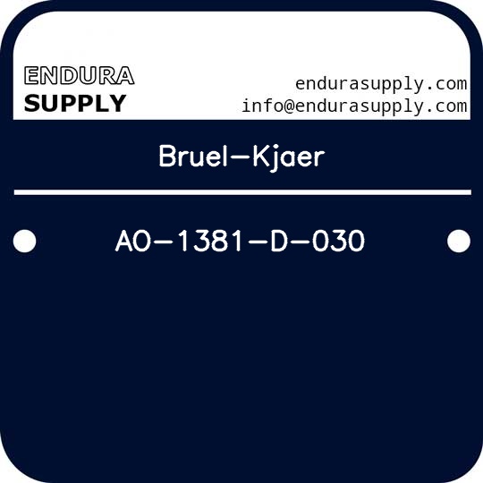 bruel-kjaer-ao-1381-d-030