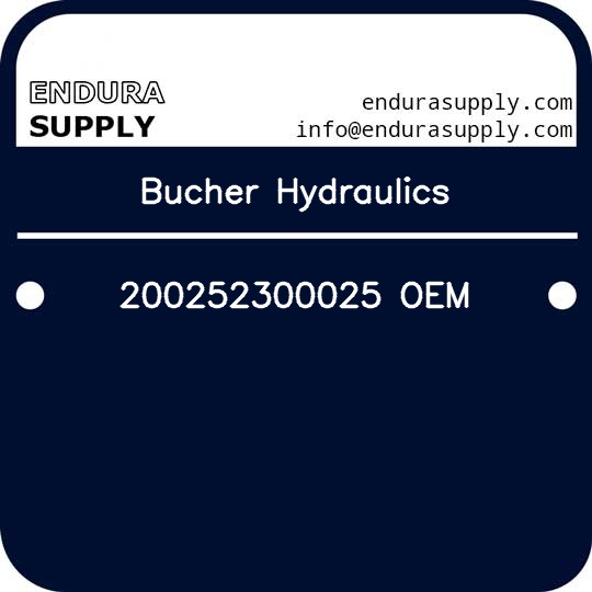 bucher-hydraulics-200252300025-oem