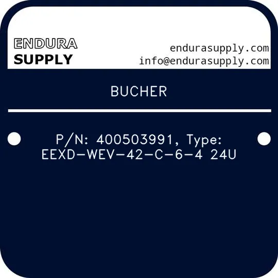 bucher-pn-400503991-type-eexd-wev-42-c-6-4-24u