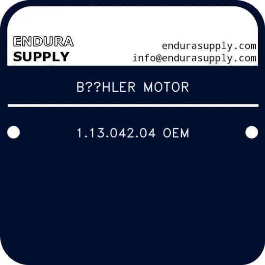 buhler-motor-11304204-oem
