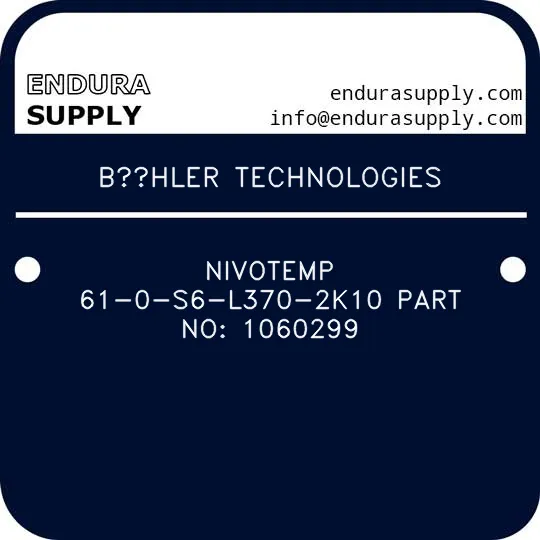 buhler-technologies-nivotemp-61-0-s6-l370-2k10-part-no-1060299
