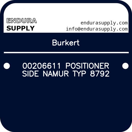 burkert-00206611-positioner-side-namur-typ-8792
