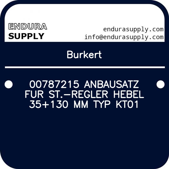burkert-00787215-anbausatz-fur-st-regler-hebel-35130-mm-typ-kt01