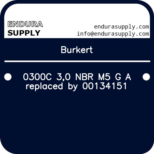 burkert-0300c-30-nbr-m5-g-a-replaced-by-00134151