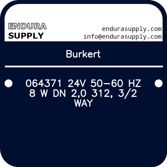 burkert-064371-24v-50-60-hz-8-w-dn-20-312-32-way