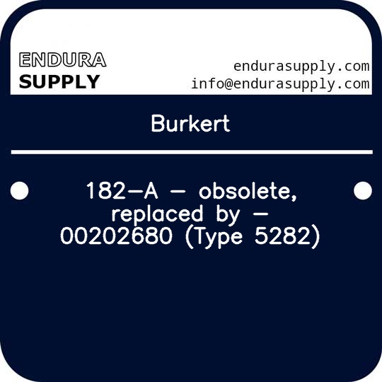 burkert-182-a-obsolete-replaced-by-00202680-type-5282